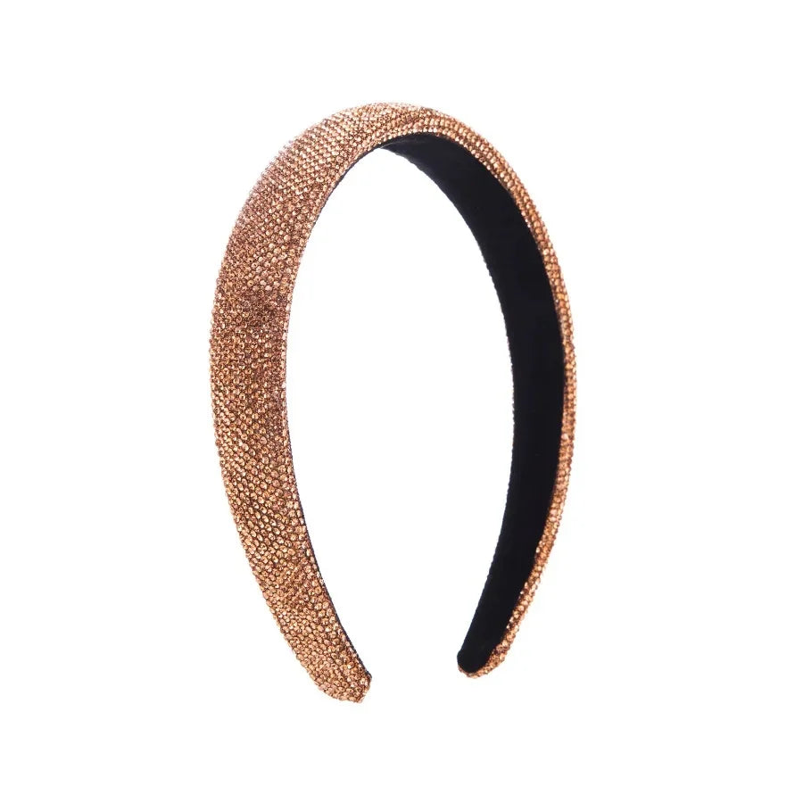 Wholesale Full diamond hair accessories rainbow net celebrity headband